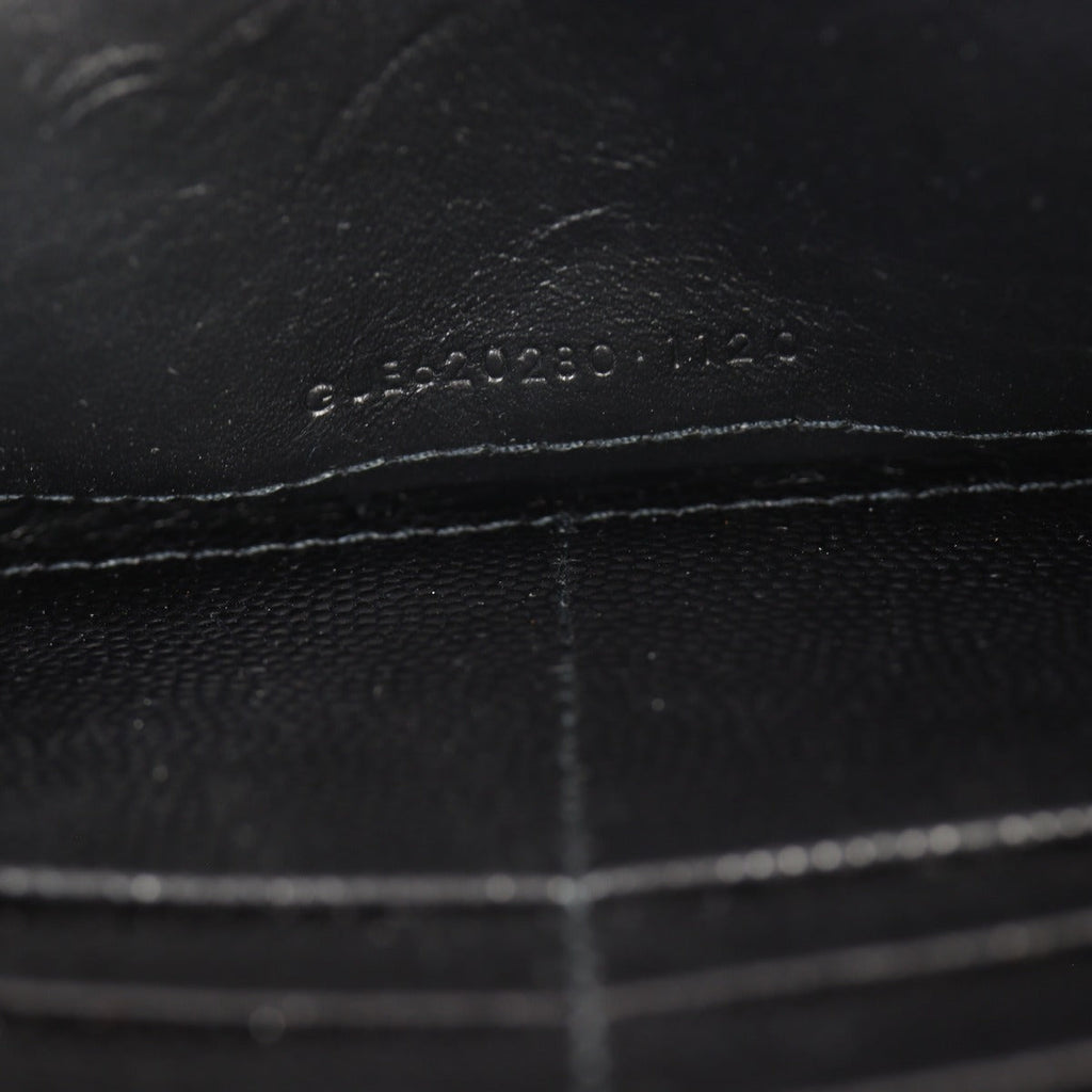 Saint Laurent Monogram Mix Matelasse Envelope Wallet on Chain