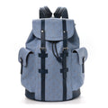 Monogram Heritage Christopher Backpack MM Blue