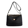 Contrast Oxford Nylon Lightweight Large Shoulder Bag