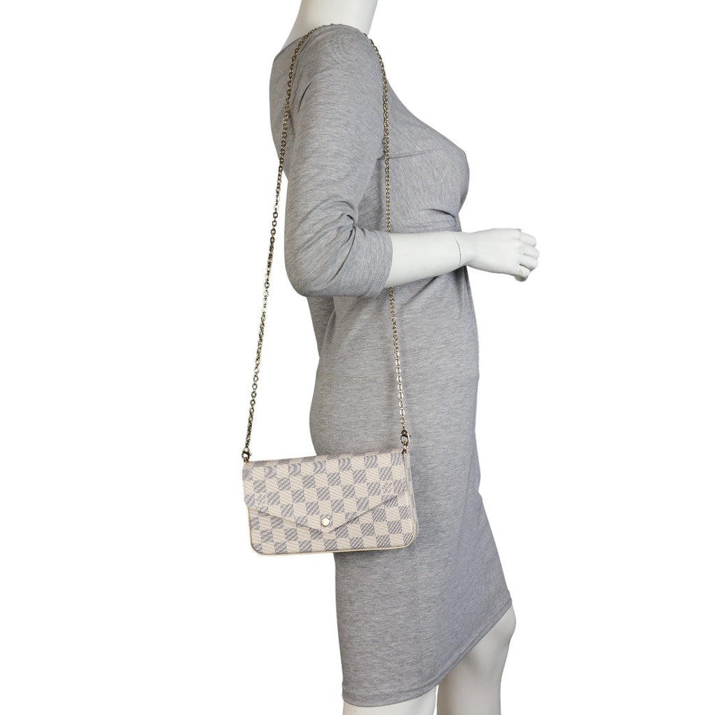 Louis Vuitton Pochette Felicie Damier Azur