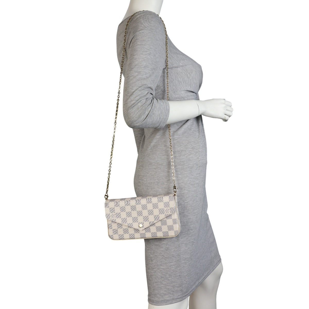 Louis Vuitton Pochette Felicie Damier Azur