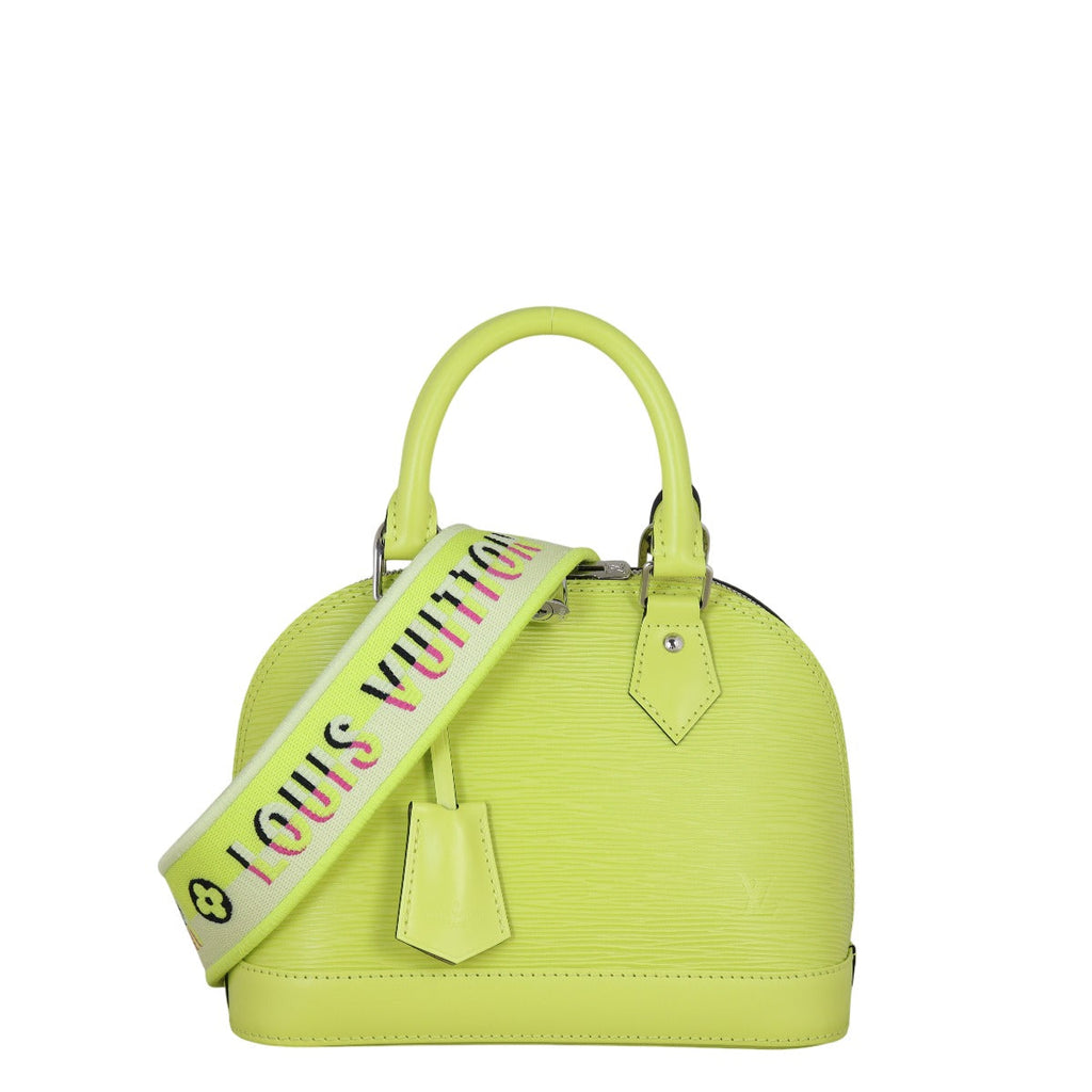 Louis Vuitton Alma BB Epi with Embroidered Strap