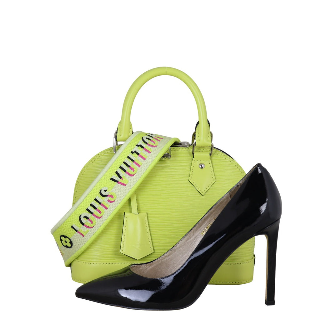 Louis Vuitton Alma BB Epi with Embroidered Strap