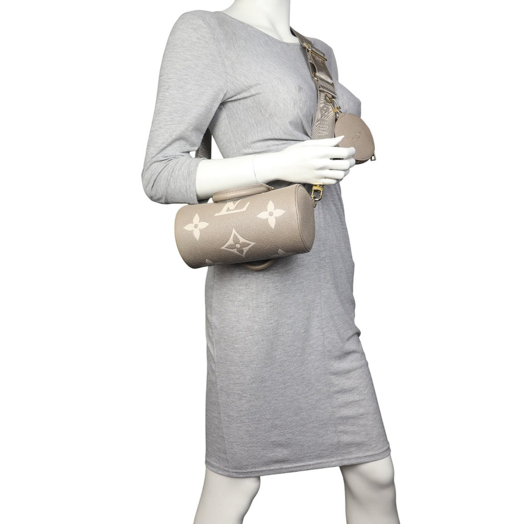 Louis Vuitton Papillon BB Monogram Empreinte Bicolour