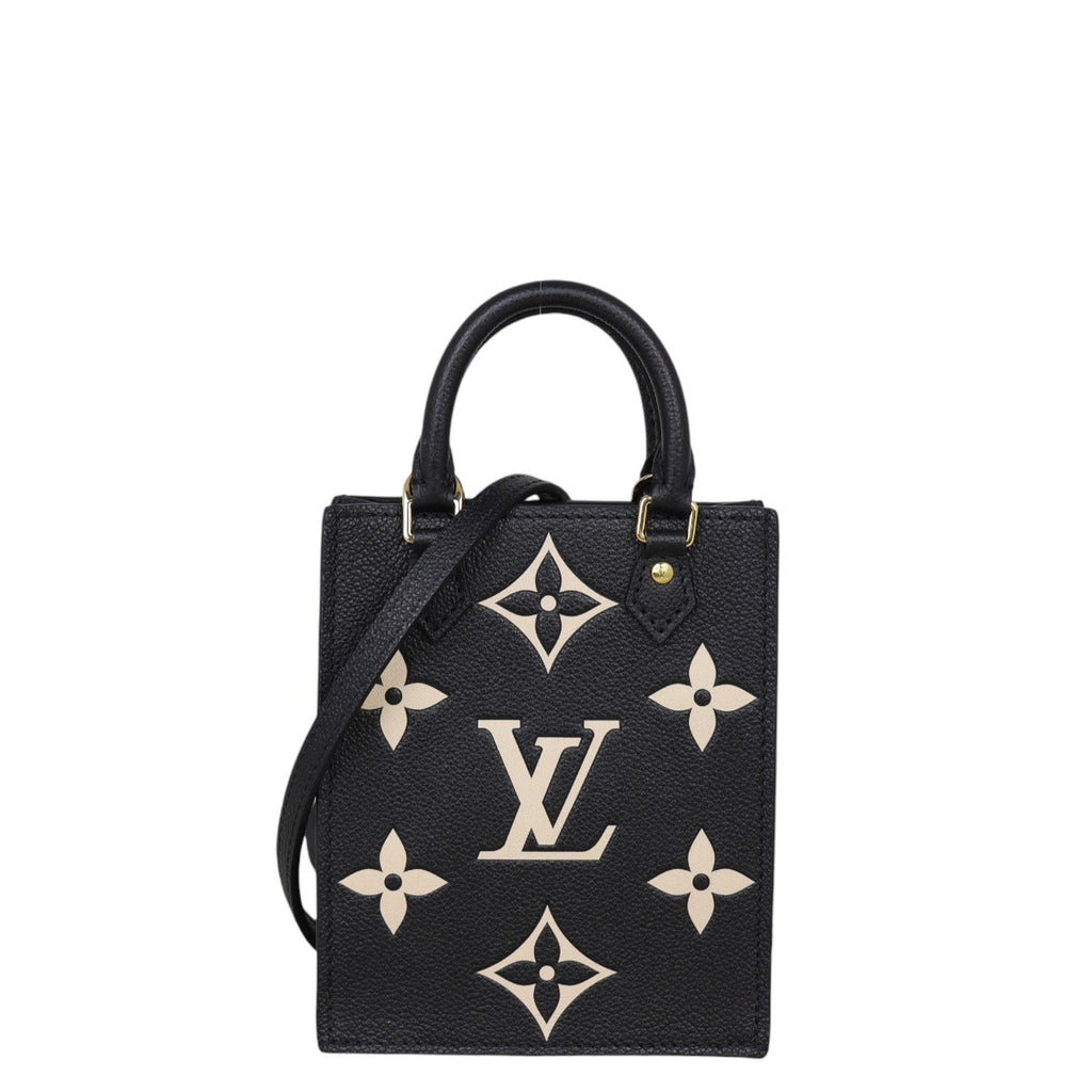 Louis Vuitton Petit Sac Plat Monogram Empreinte Giant Bicolour