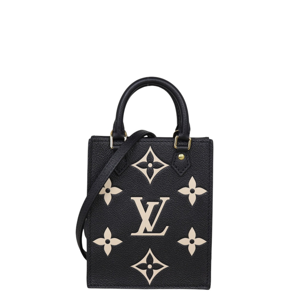 Louis Vuitton Petit Sac Plat Monogram Empreinte Giant Bicolour