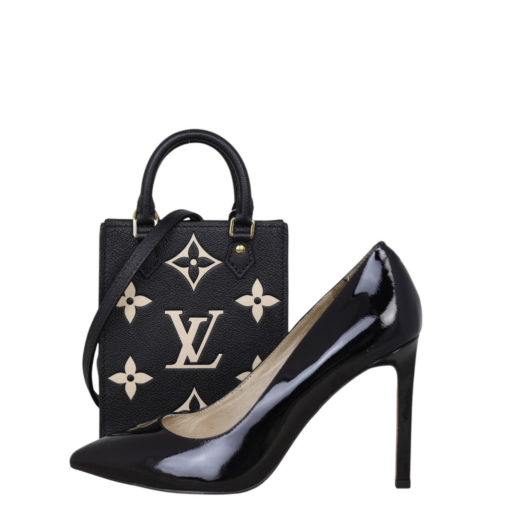 Louis Vuitton Petit Sac Plat Monogram Empreinte Giant Bicolour