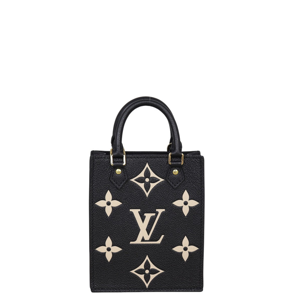 Louis Vuitton Petit Sac Plat Monogram Empreinte Giant Bicolour