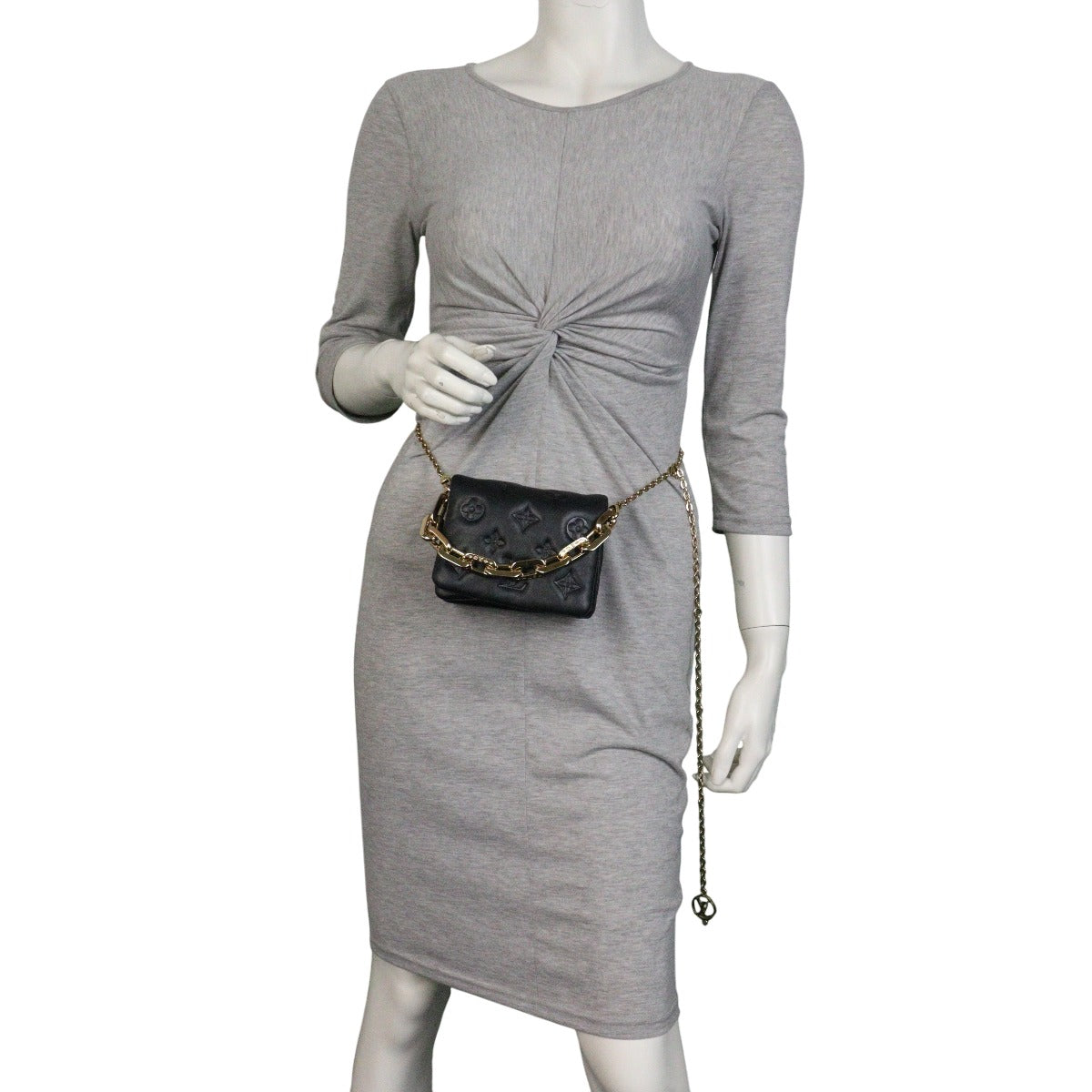 Louis Vuitton Coussin Monogram Embossed Lambskin Belt Bag