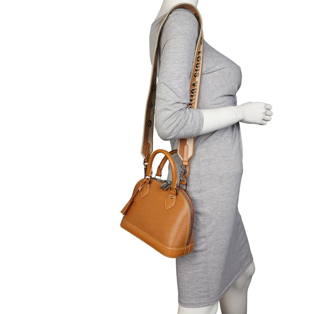 Louis Vuitton Alma BB Epi with Embroidered Strap