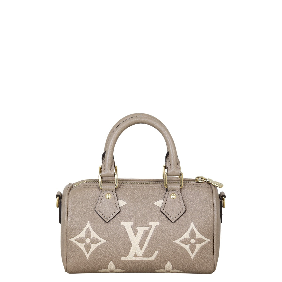Louis Vuitton Nano Speedy Monogram Empreinte Giant Bicolour