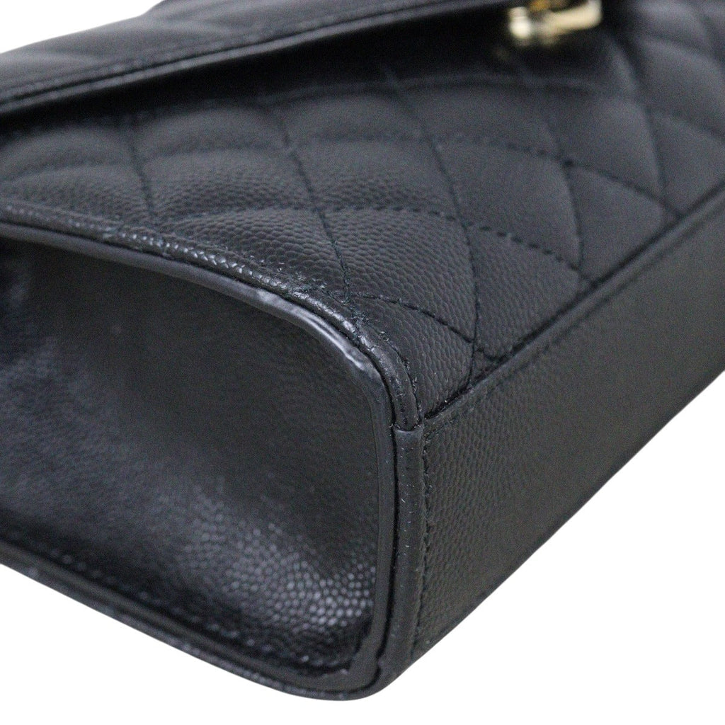 Saint Laurent Monogram Mix Matelasse Envelope Chain Bag Small