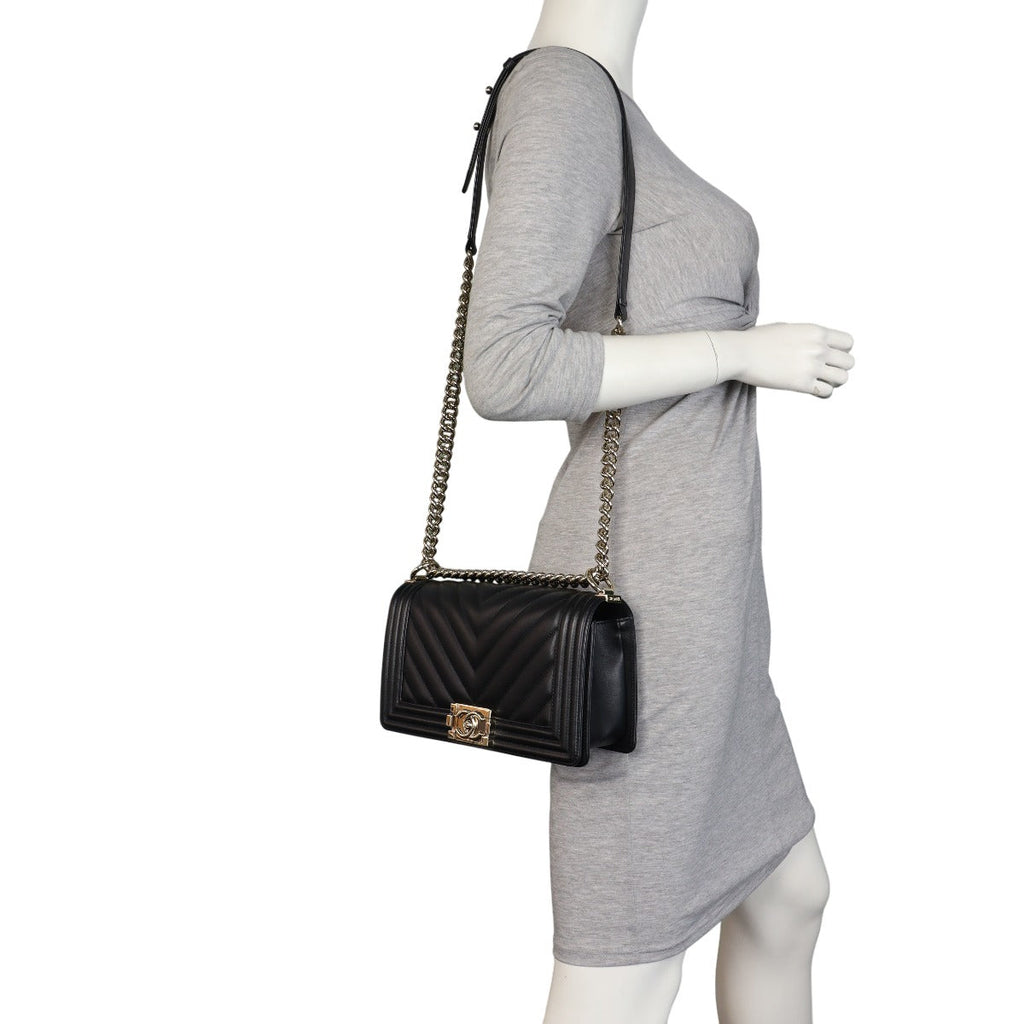 Chanel Boy Old Medium Chevron