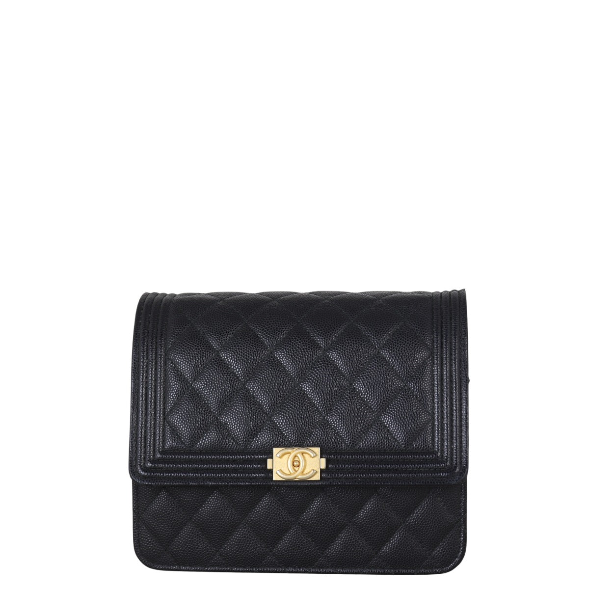Chanel Boy Square Wallet on Chain