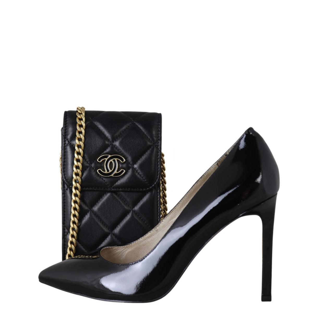 Chanel CC Phone Holder on Chain