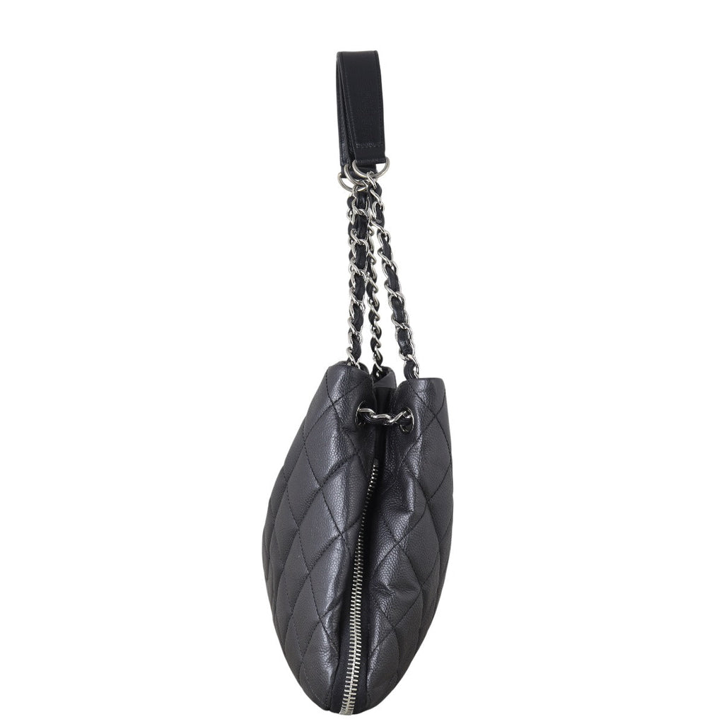 Chanel CC Zip Expandable Shoulder Bag