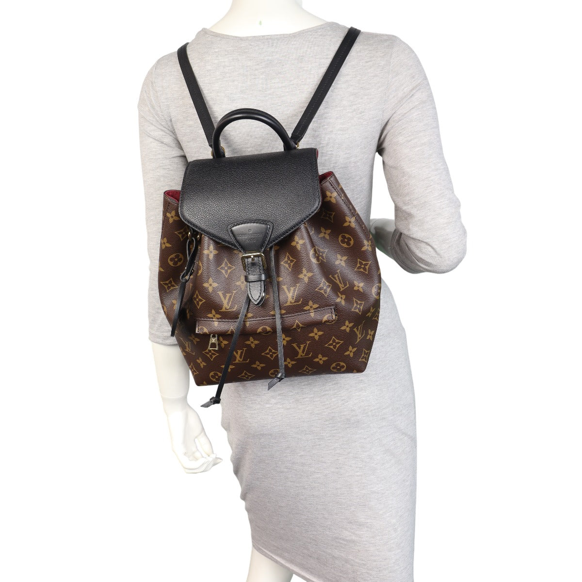 Louis Vuitton Montsouris PM Backpack Monogram Noir