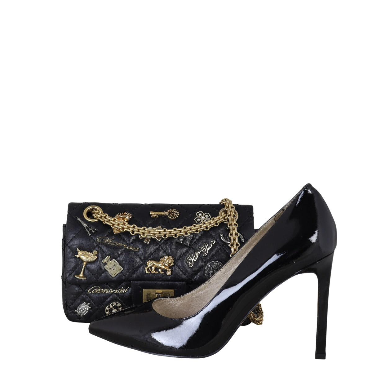 Chanel 2.55 Reissue 224 Single Flap Bag Lucky Charms