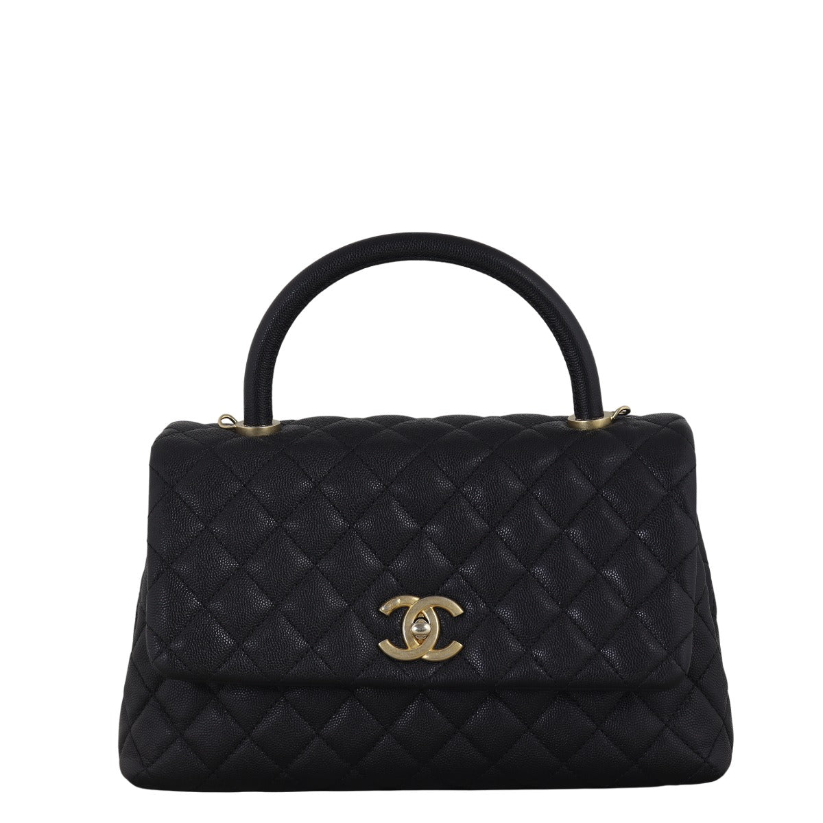 Chanel Coco Top Handle Flap Bag Medium