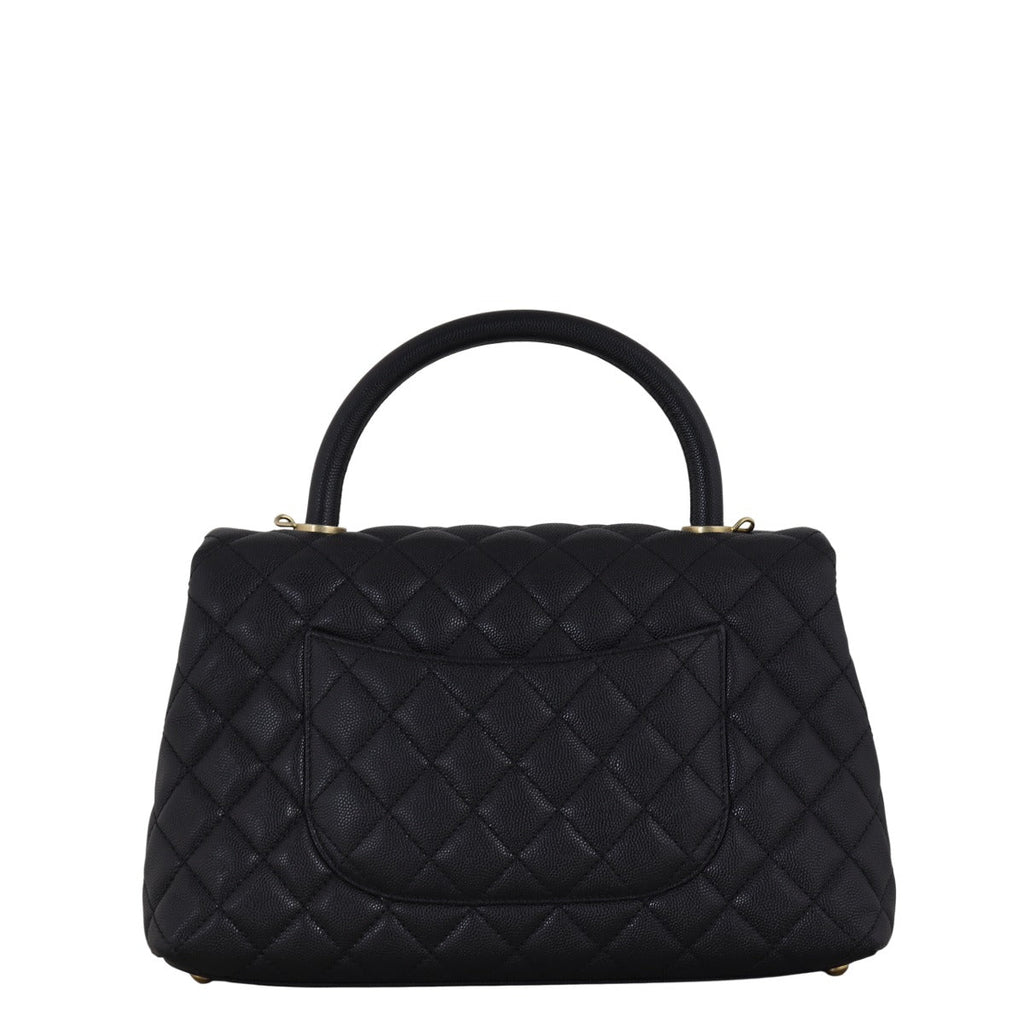 Chanel Coco Top Handle Flap Bag Medium