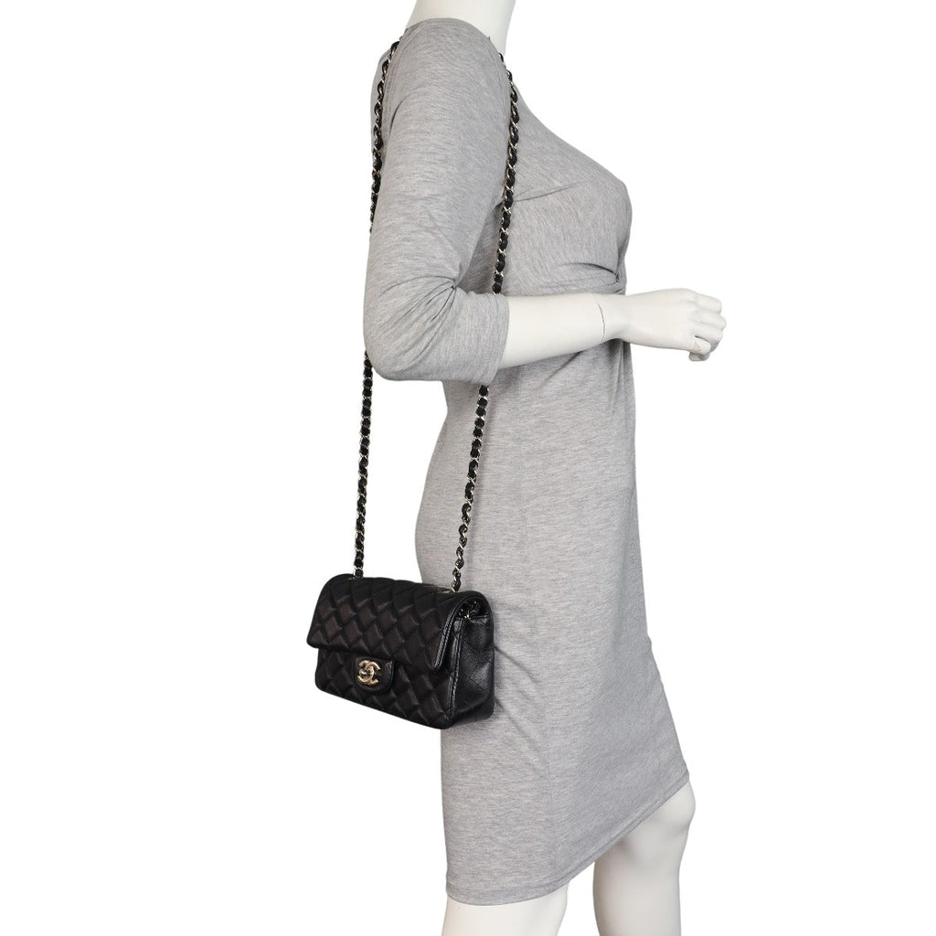 Chanel Classic Flap Mini Rectangular Bag Lambskin