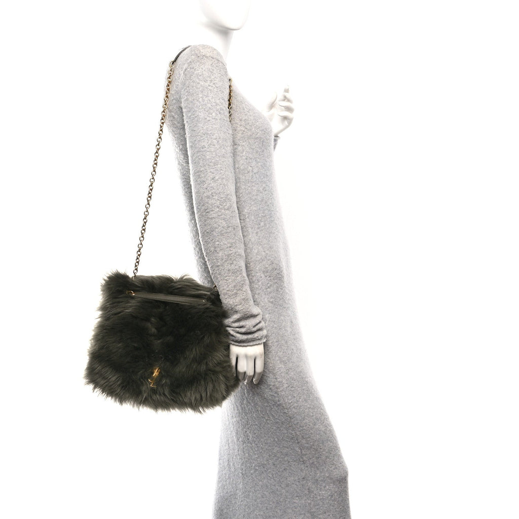 Shearling Fur Medium Jamie 4.3  Olive Ranch Dark Olive Ranch