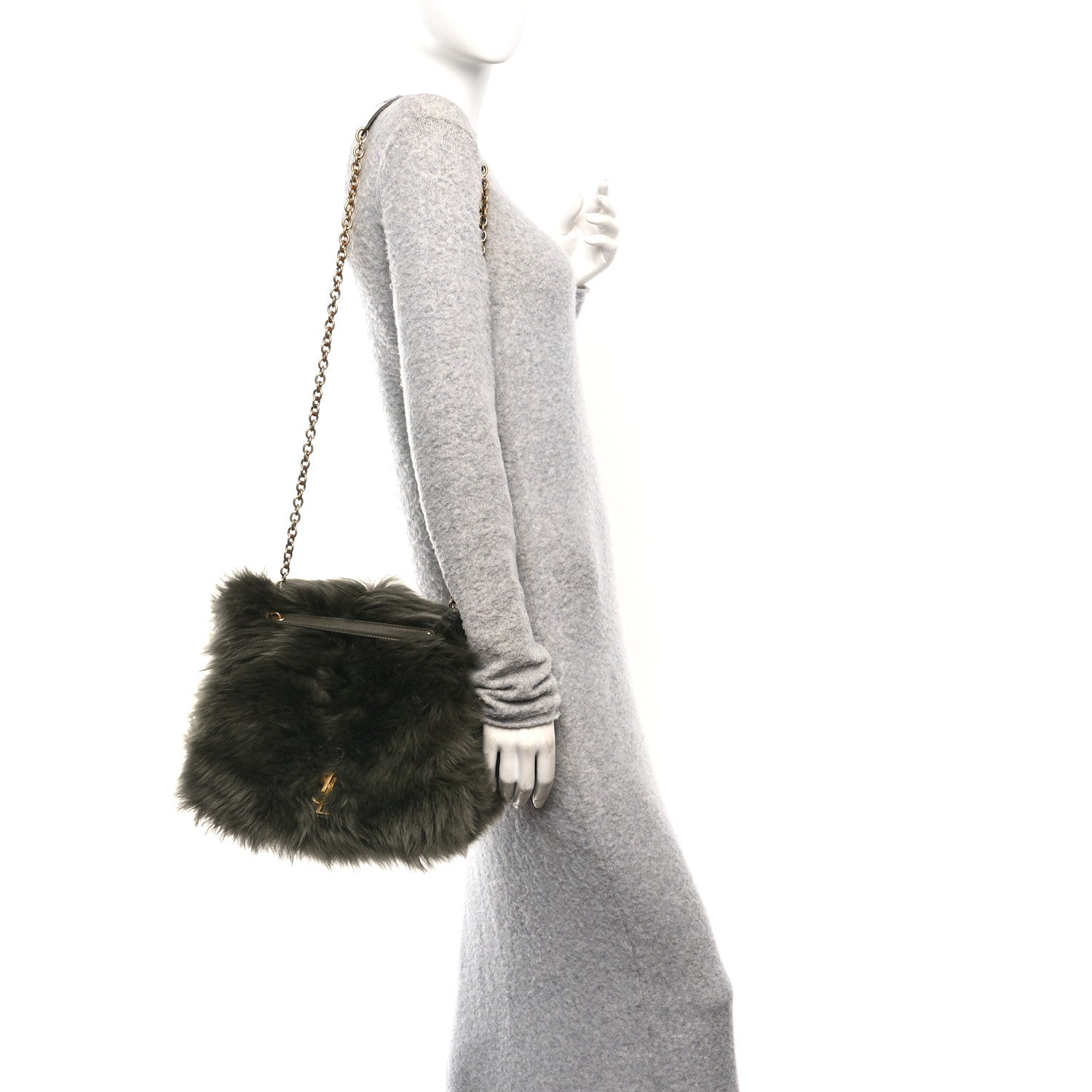 Shearling Fur Medium Jamie 4.3  Olive Ranch Dark Olive Ranch