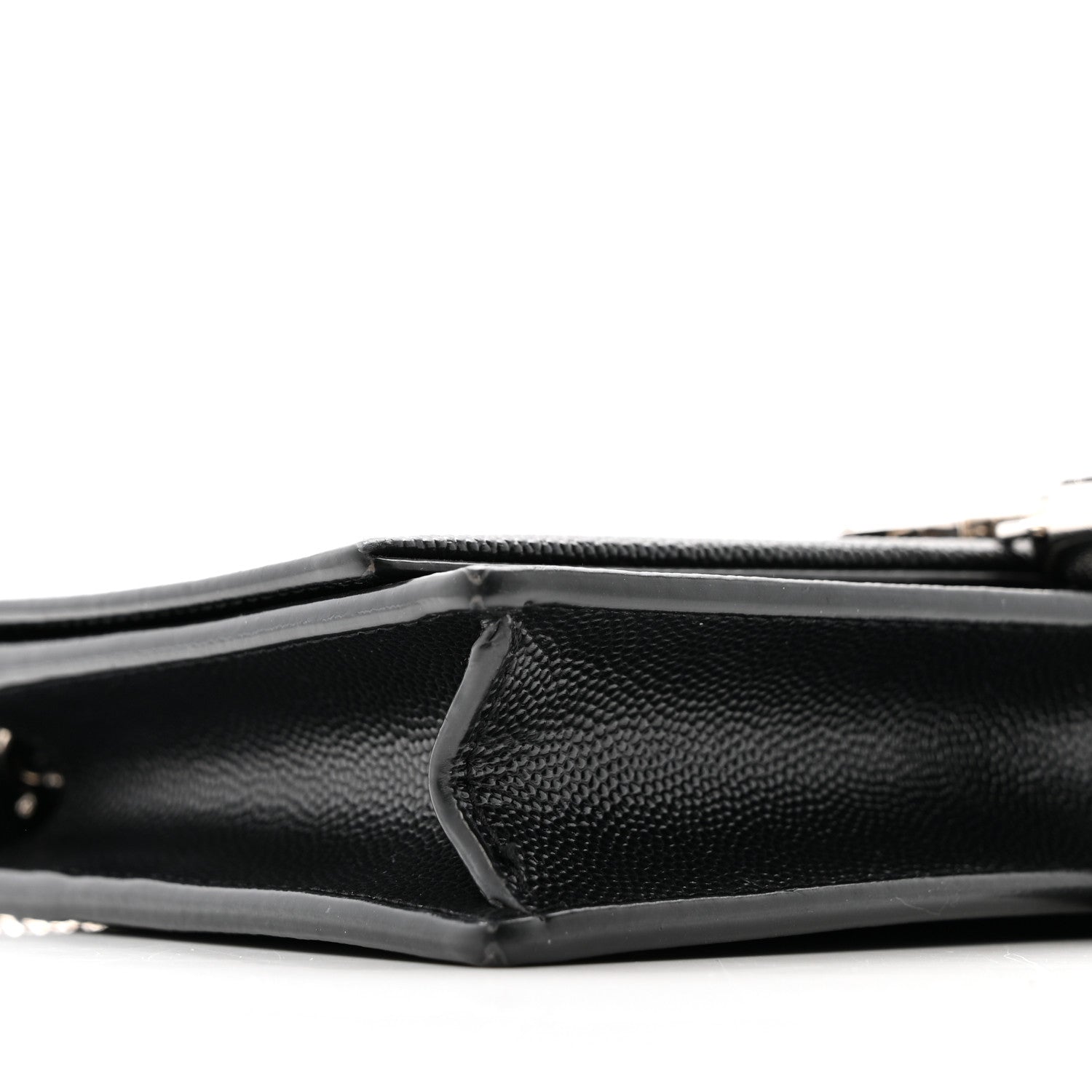Grain De Poudre Classic Monogram Kate Tassel Chain Wallet Black