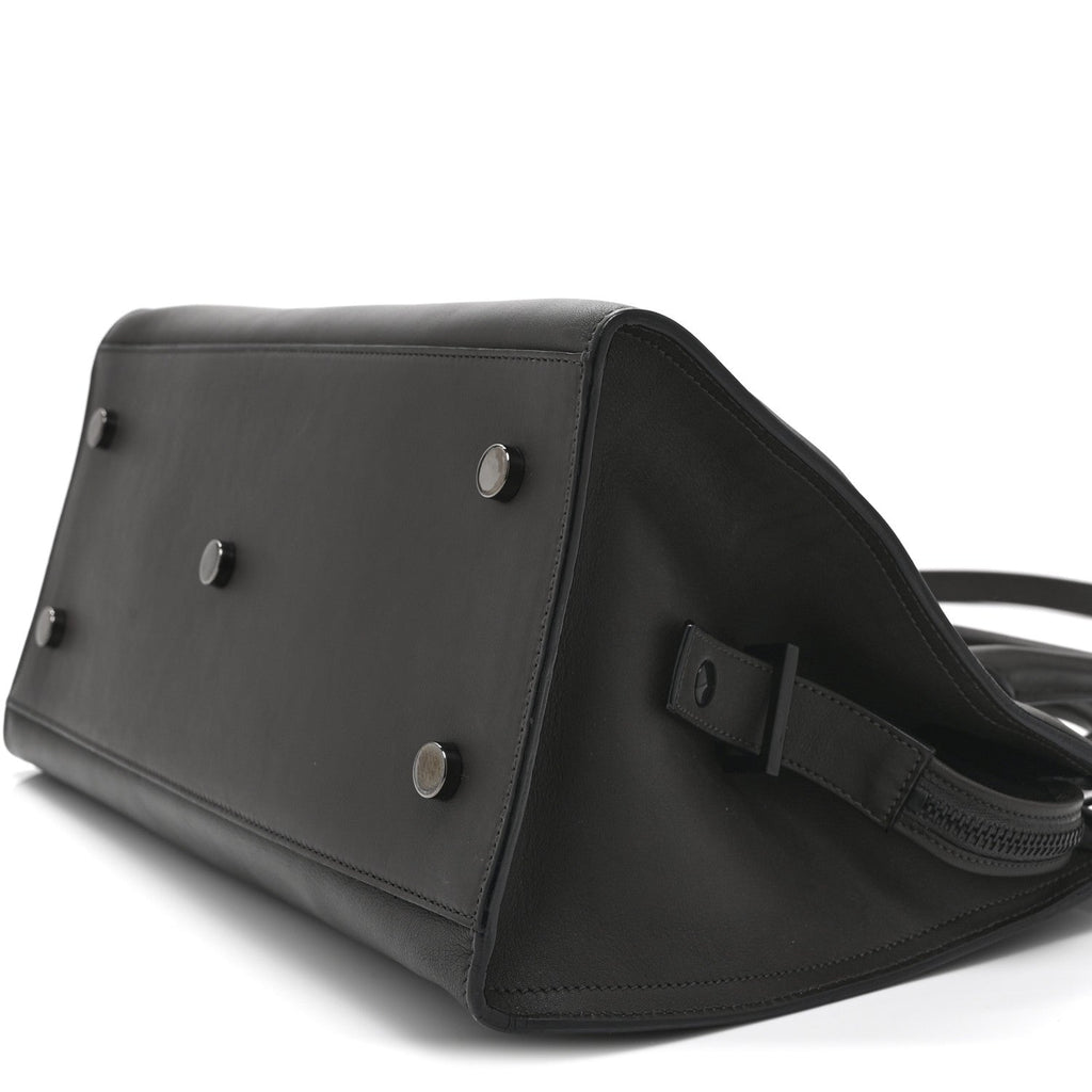 Calfskin Small Monogram Cabas Grey