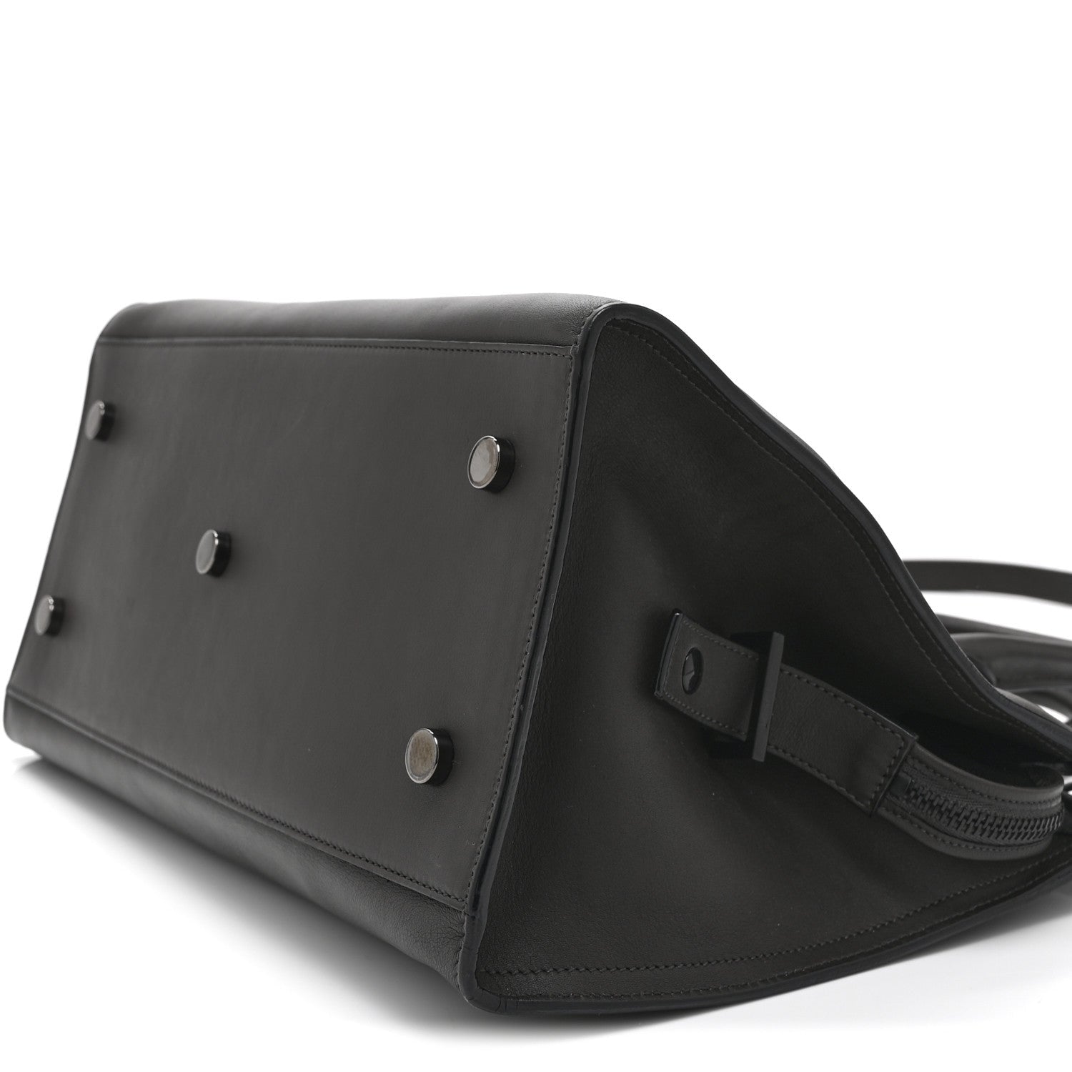 Calfskin Small Monogram Cabas Grey