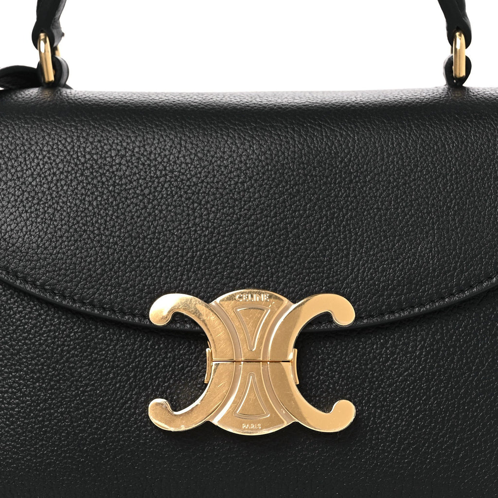 Supple Grained Calfskin Teen Nino Black