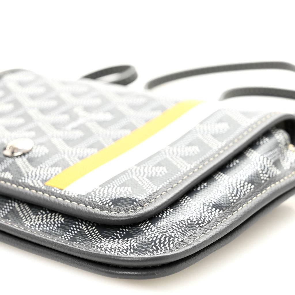 Goyardine Plumet Wallet Clutch Grey