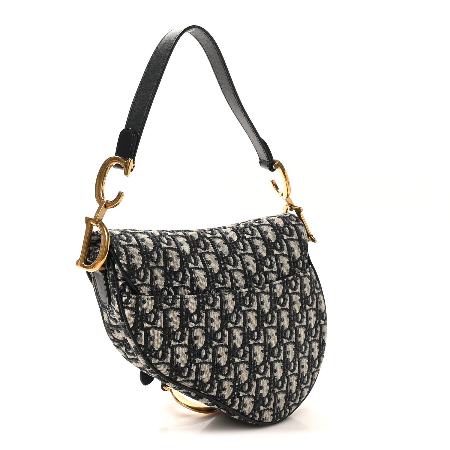 Oblique Saddle Bag Blue