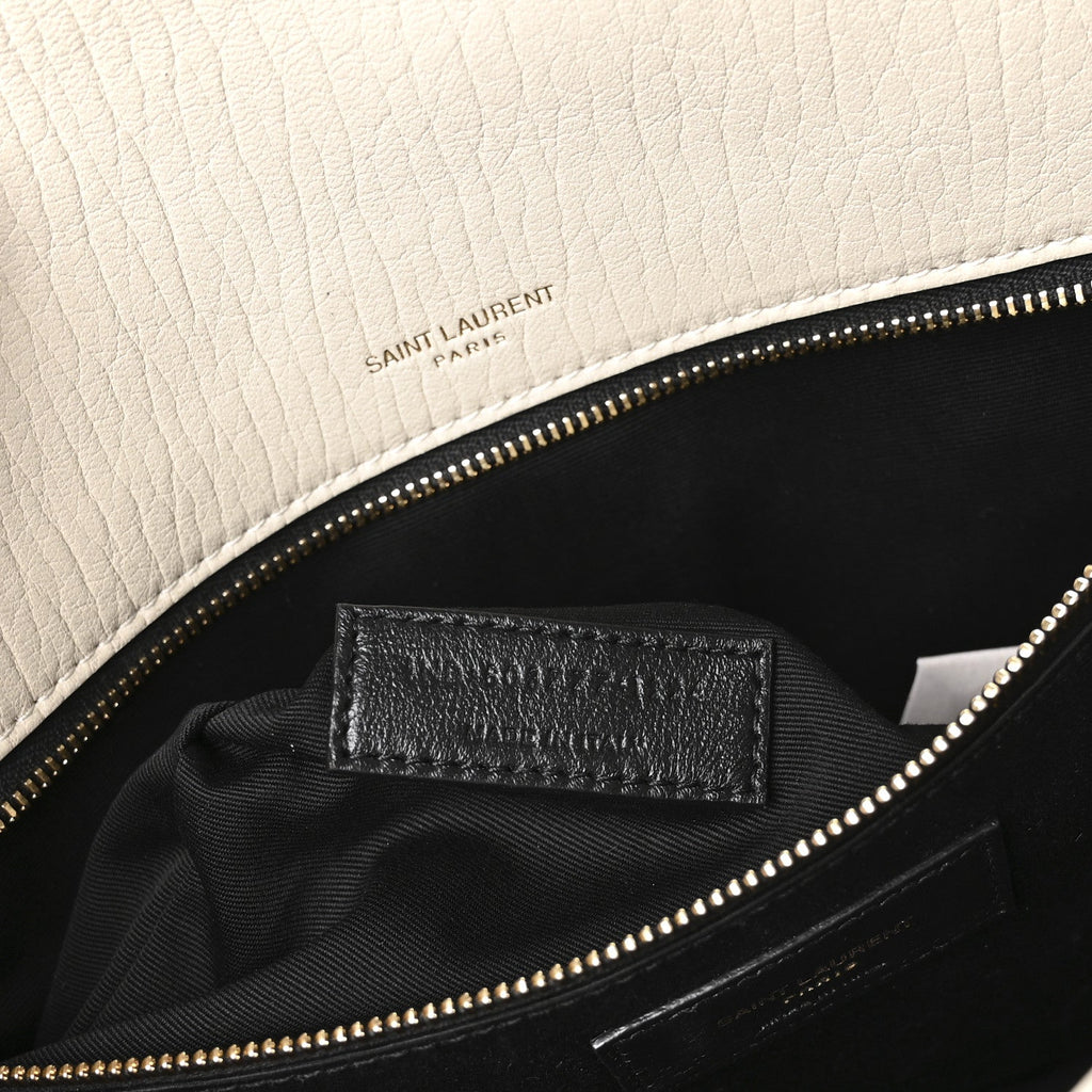 Grained Lambskin Monogram Large Niki Chain Satchel Crema Soft