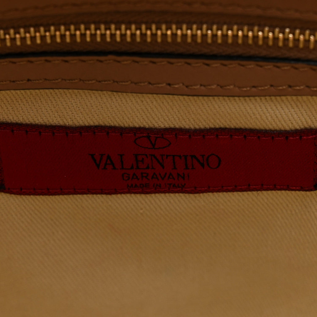 Vitello Rockstud Double Handle Tote Alpaca