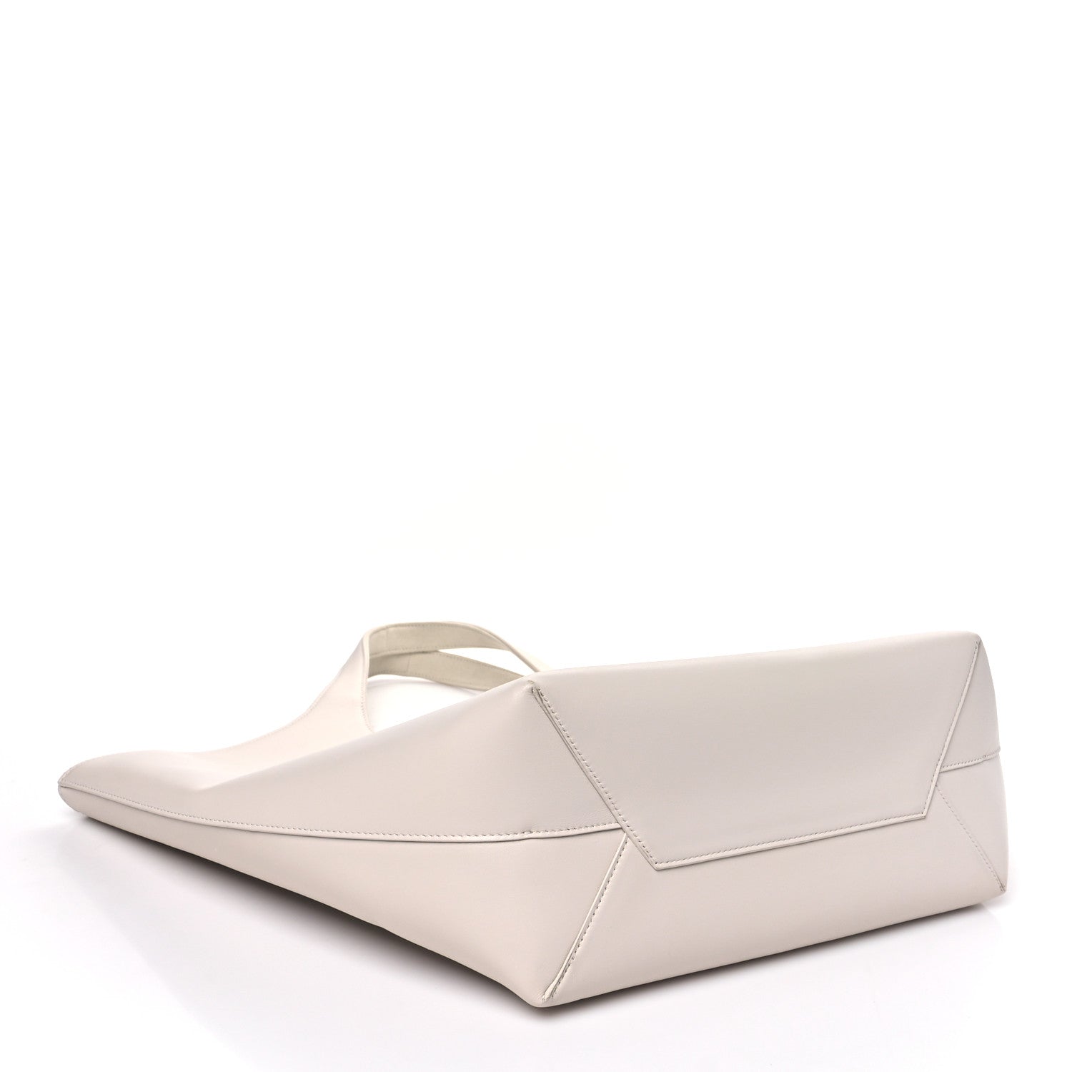 Smooth Calfskin Mary Kate Tote White