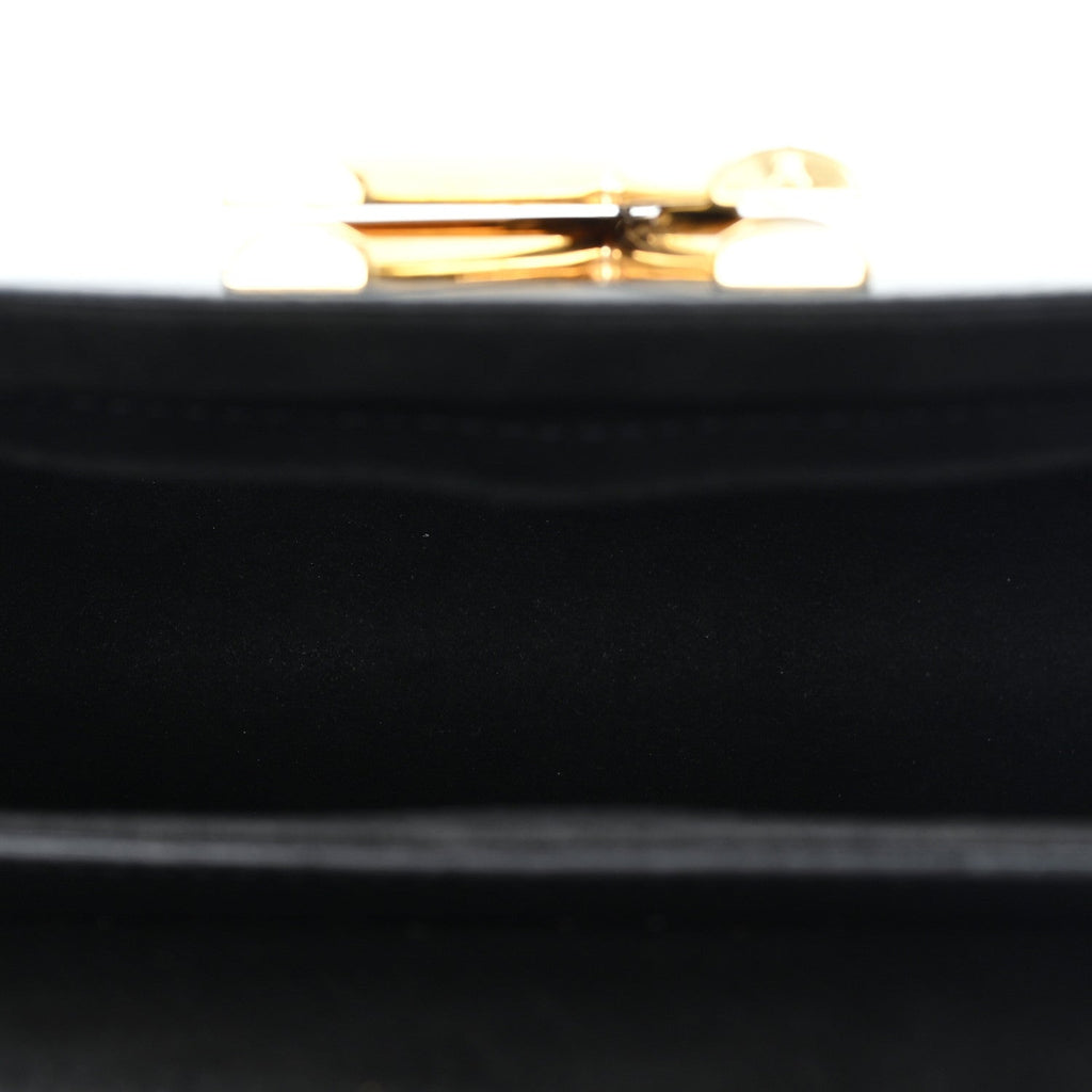 Epi Twist Braided Strap Shoulder Bag MM Black
