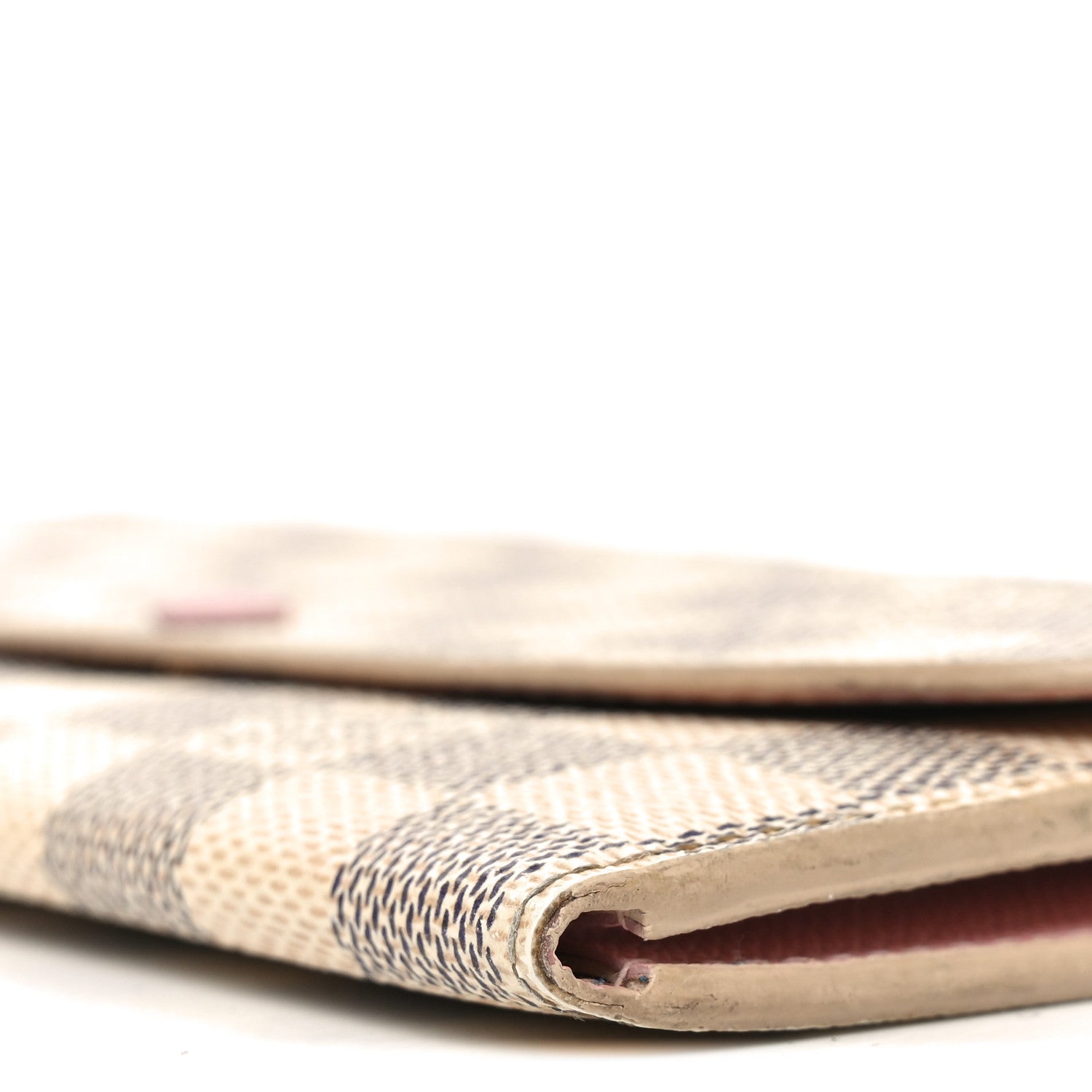 Damier Azur Emilie Wallet Rose Ballerine