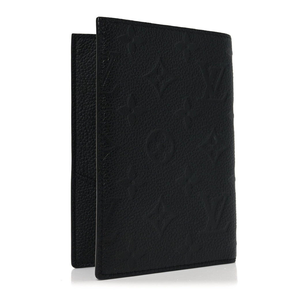 Empreinte Monogram Passport Cover Black