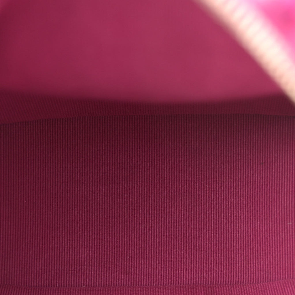 Tweed Quilted CC Mini Classic Backpack Fuchsia Navy