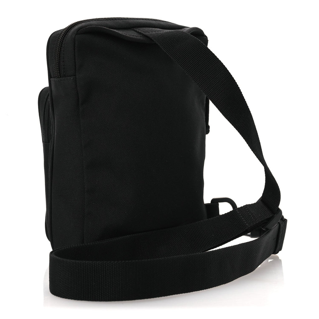 Nylon Logo Explorer Crossbody Messenger Bag Black