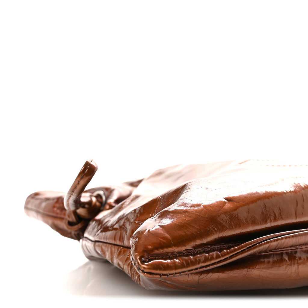 Patent Bonbons Shopper Tote Bronze
