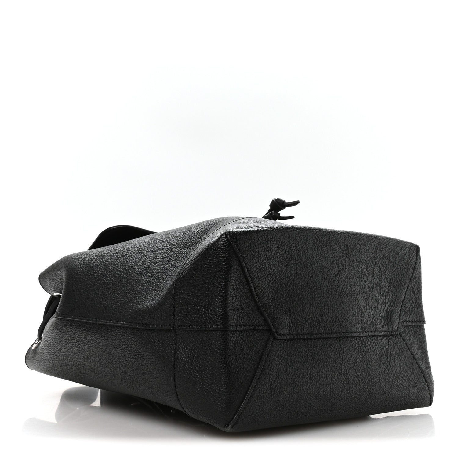Calfskin Lockme Backpack Black