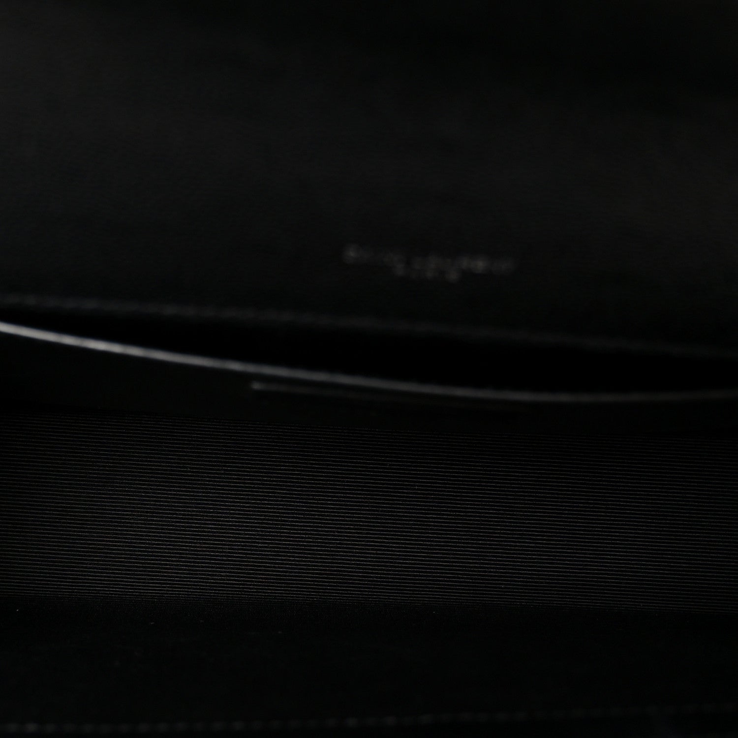 Grain De Poudre Medium Classic Monogram Kate Satchel Black