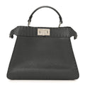 Cuoio Romano Selleria Chamois Small Peekaboo I SEE U Satchel Asfalto Camelia