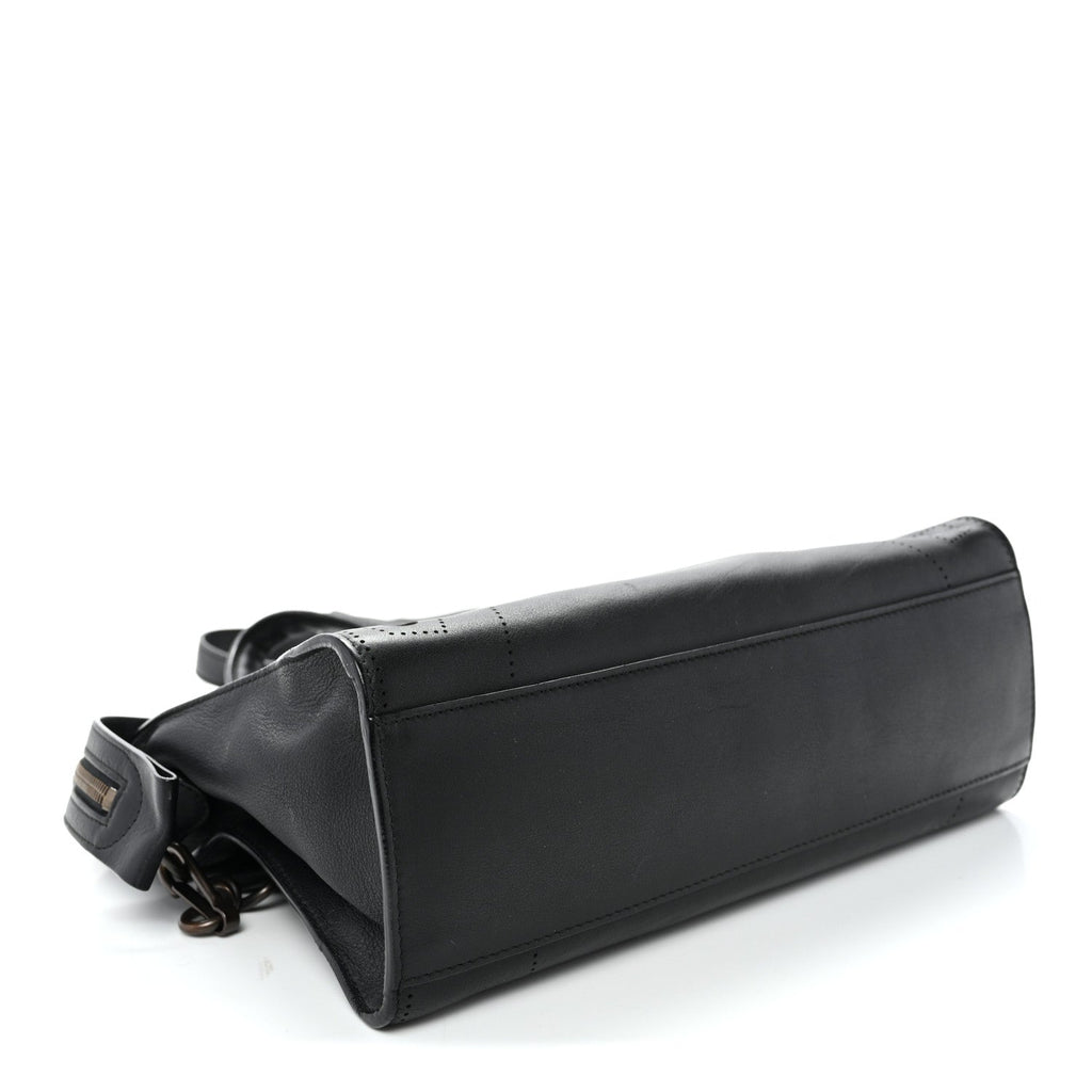 Veau Soyeux Perforated Blackout Hardware S City Black