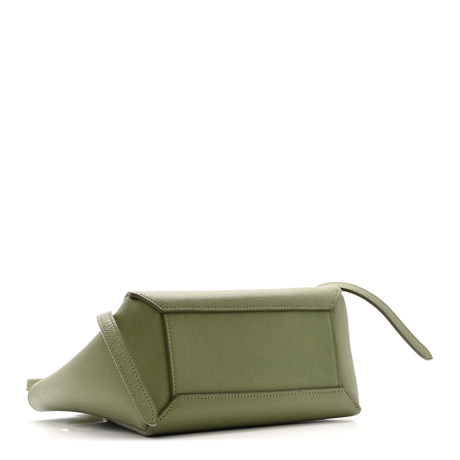Grained Calfskin Nano Belt Bag Army Green