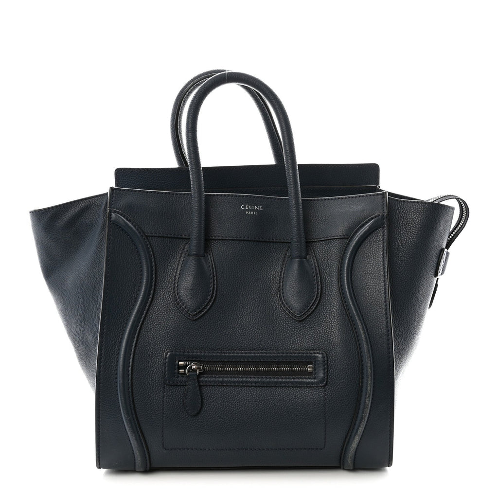Drummed Calfskin Mini Luggage Orage