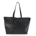 Calfskin Large Shopping Tote Black