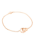 18K Rose Gold Interlocking LOVE Bracelet
